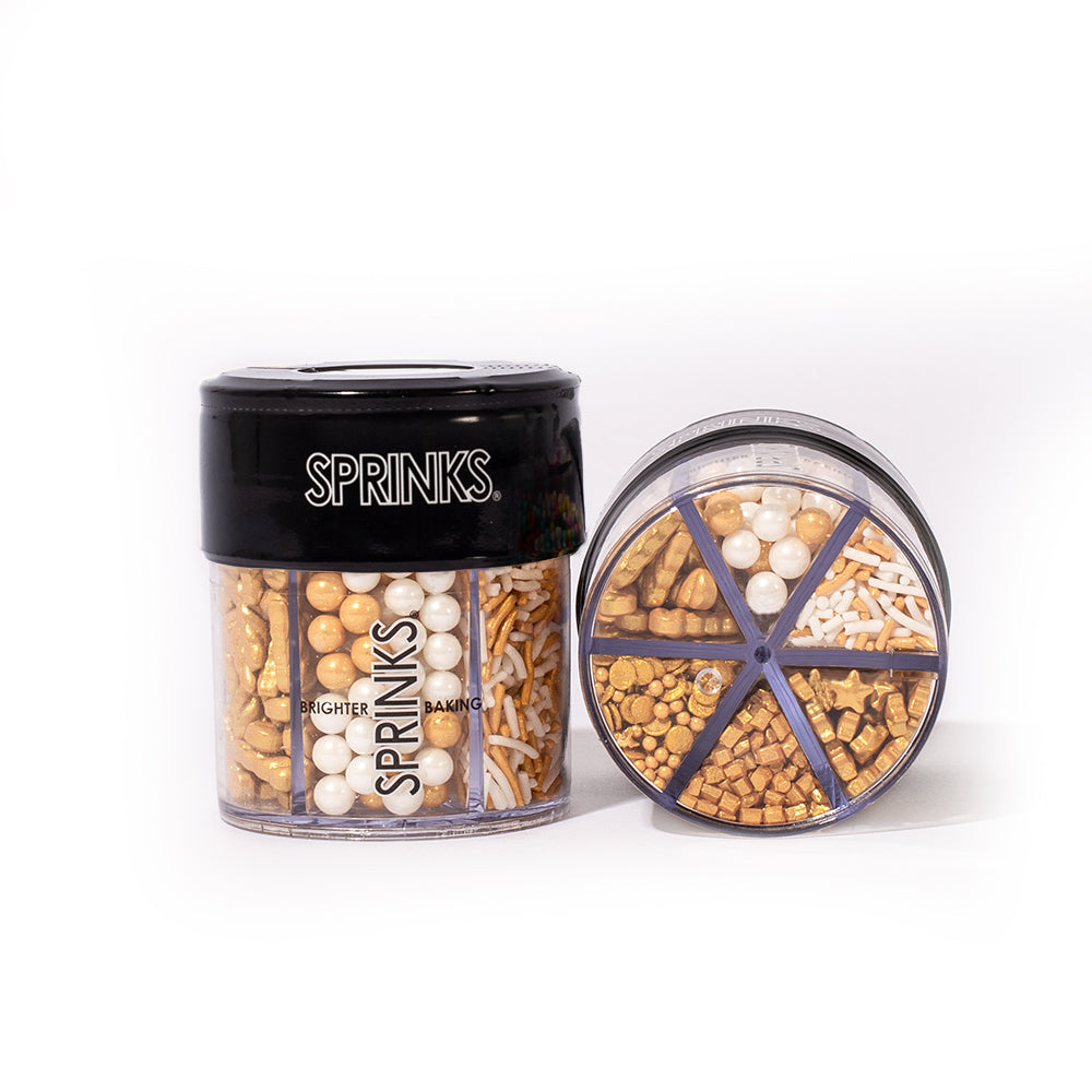 Sprinks Gold Dreams Mix 6 Cell Sprinkles 85g