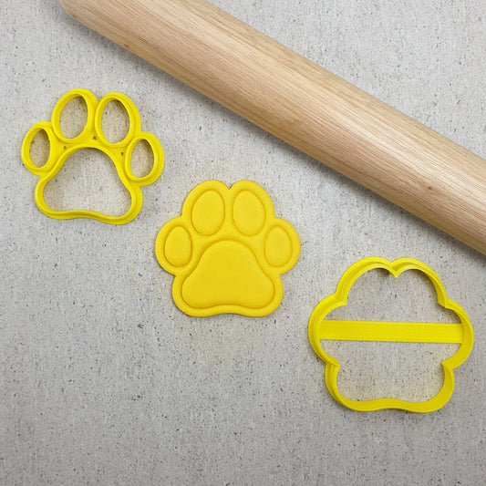 Paw Cookie Cutter and Embosser Set