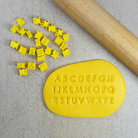 Modern Letter Stamps lowercase Fondant Debosser