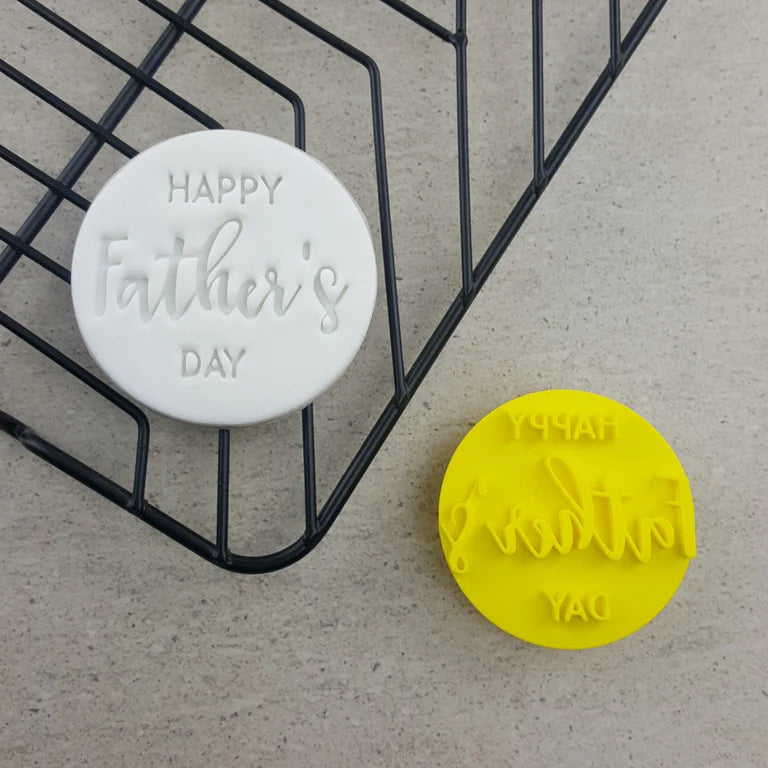 Happy Father's Day Cookie Fondant Embosser