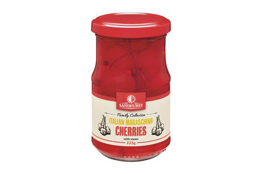 225g Italian Maraschino Cherries Sandhurst