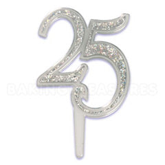 25th Anniversary Cupcake Picks 12pcs