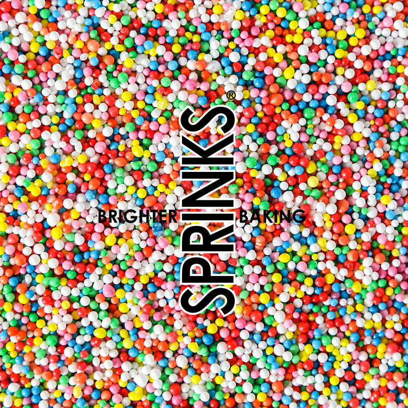 Sprinks Nonpareils – Mixed Rainbow (2kg BULK Bag)