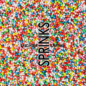 Sprinks Nonpareils – Mixed Rainbow (2kg BULK Bag)