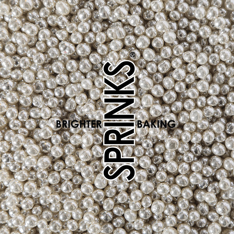 Cachous SILVER 4mm (85g) - by Sprinks