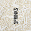 BULK 500g BUBBLE & BOUNCE WHITE Sprinkles - by Sprinks