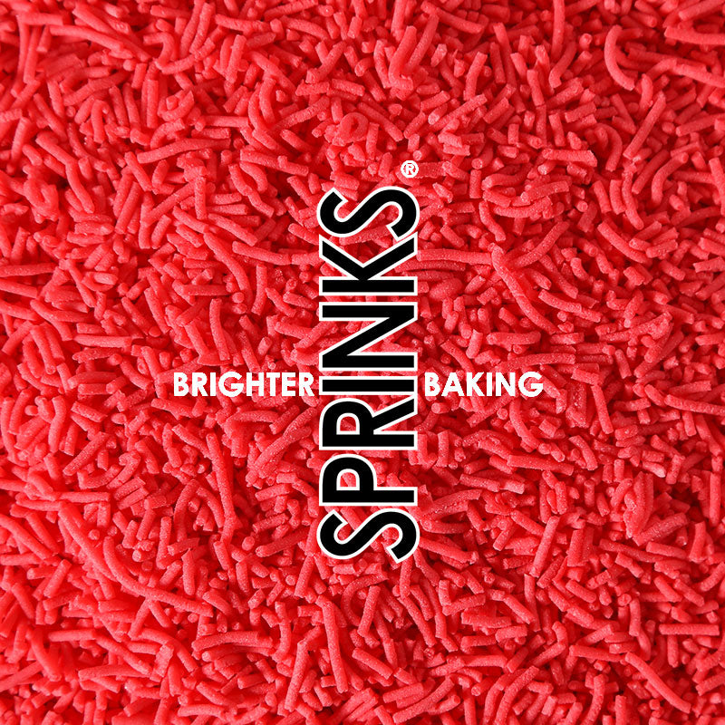 BULK 500g Jimmies 1mm RED - by Sprinks