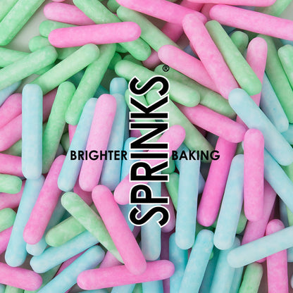 BULK 500g MARBLE PASTEL RODS Sprinkles - by Sprinks