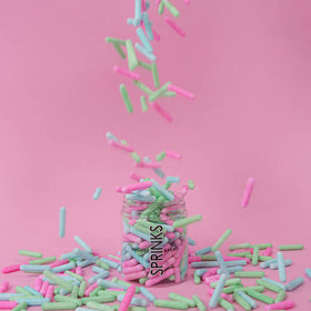 BULK 500g MARBLE PASTEL RODS Sprinkles - by Sprinks