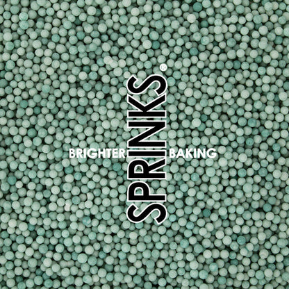 BULK 500g Nonpareils PASTEL GREEN - by Sprinks