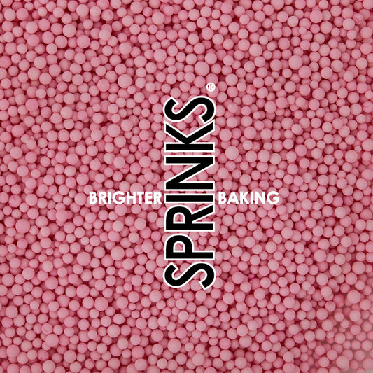 BULK 500g Nonpareils PASTEL PINK - by Sprinks