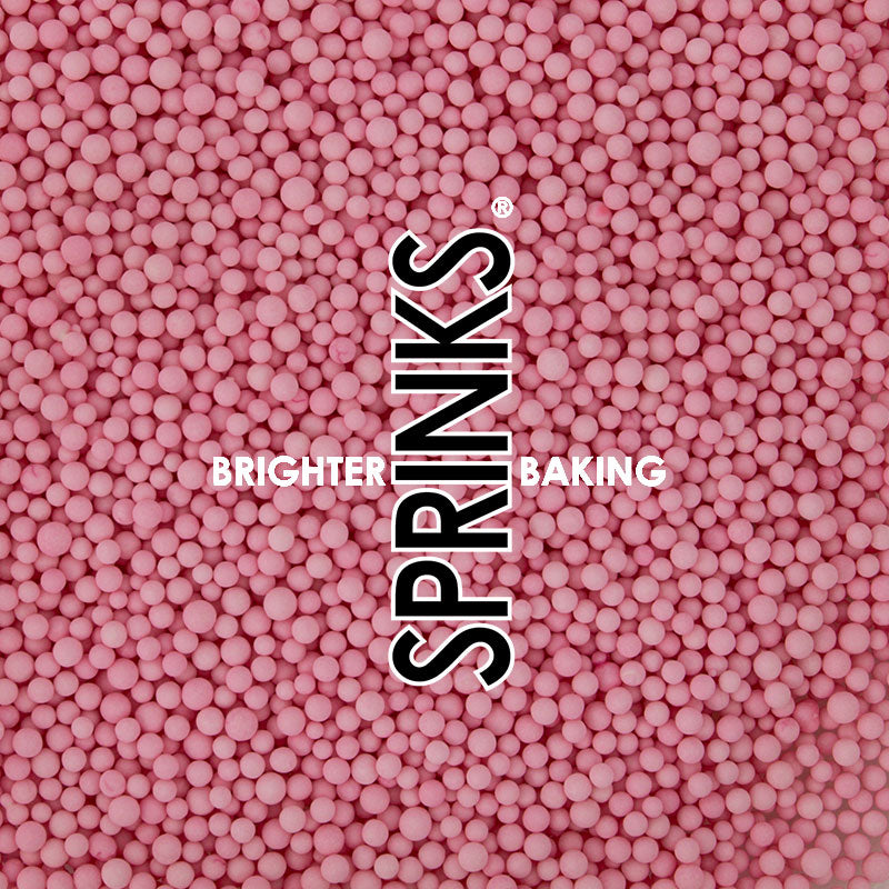 BULK 500g Nonpareils PASTEL PINK - by Sprinks