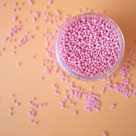 BULK 500g Nonpareils PASTEL PINK - by Sprinks