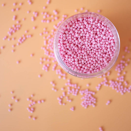 BULK 500g Nonpareils PASTEL PINK - by Sprinks