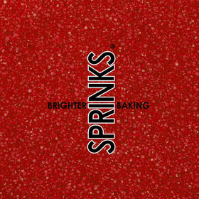 500g RED Sanding Sugar - by Sprinks