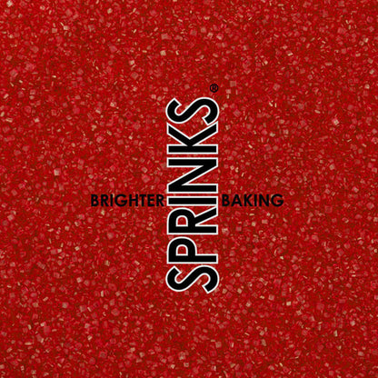 500g RED Sanding Sugar - by Sprinks