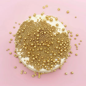 BULK 500g - Shiny Gold Bubble Bubble Sprinkles by Sprinks