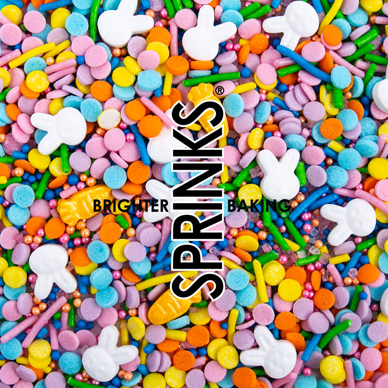 Sprinks Run Rabbit Run Sprinkles Mix 65g Jar Easter