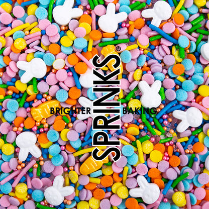 Sprinks Run Rabbit Run Sprinkles Mix 65g Jar Easter