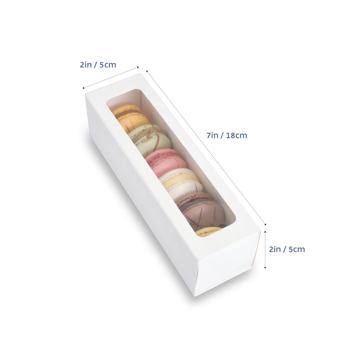 Loyal 6 Macaron Box + Window Lid