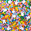 Sprinks Run Rabbit Run Sprinkles Mix 65g Jar Easter