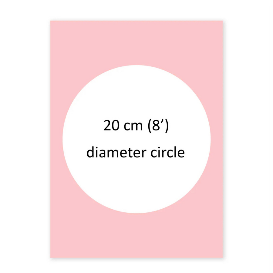 8"/ 20 cm Round Cake Edible Icing Image - CUSTOM