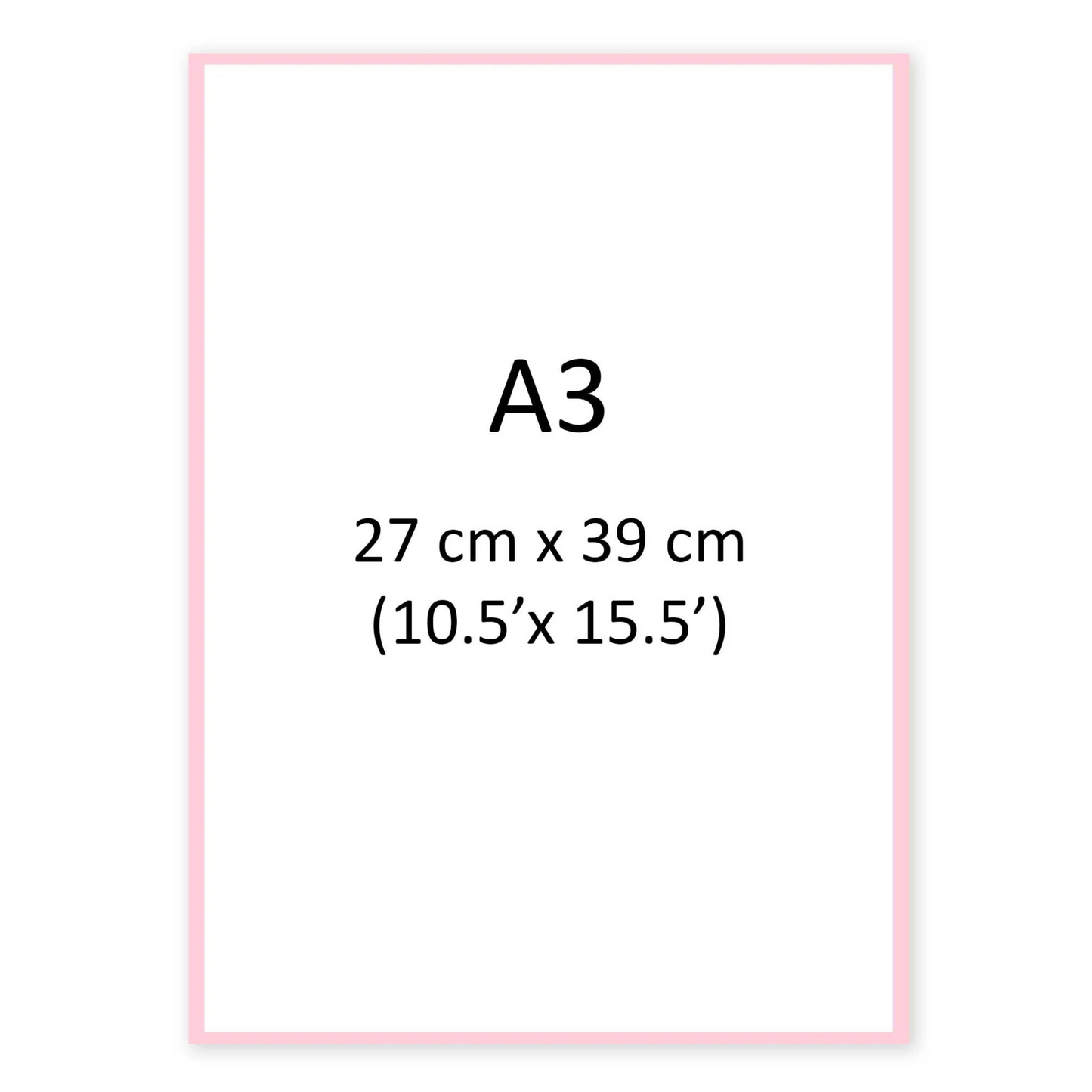 A3 Rectangle Cake Edible Icing Image - CUSTOM