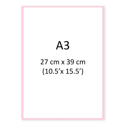 A3 Rectangle Cake Edible Icing Image - CUSTOM