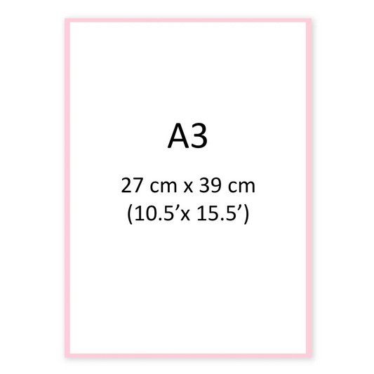 A3 Rectangle Cake Edible Icing Image - CUSTOM