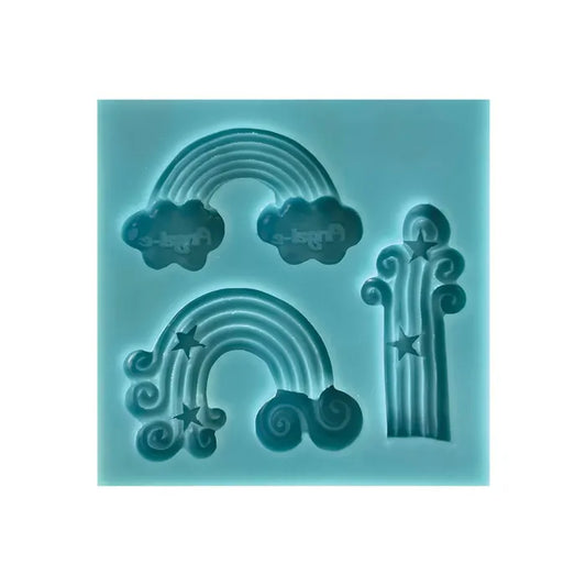 Assorted Rainbows Silicone Mould