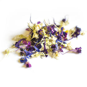 Dried Edible Flowers Australian Linaria Jar