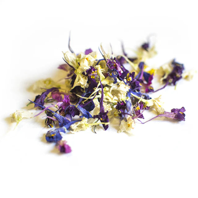 Dried Edible Flowers Australian Linaria Jar
