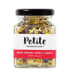 Dried Edible Flowers Australian Linaria Jar