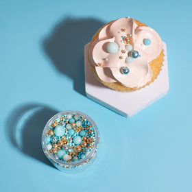 BLUE VELVET Mixed Pearls Sprinkles (70g) - by Sprinks