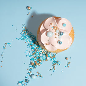 BLUE VELVET Mixed Pearls Sprinkles (70g) - by Sprinks