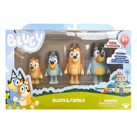 Bluey - Plastic Figurines Cake Cupcake Toppers (8 pieces)