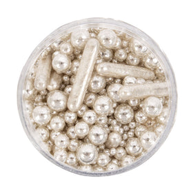 BUBBLE & BOUNCE SILVER (75g) Sprinkles - by Sprinks