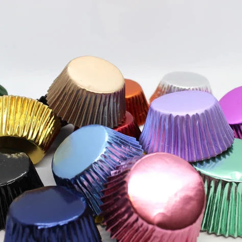 Champagne Foil Baking Cups (#700) 240pcs