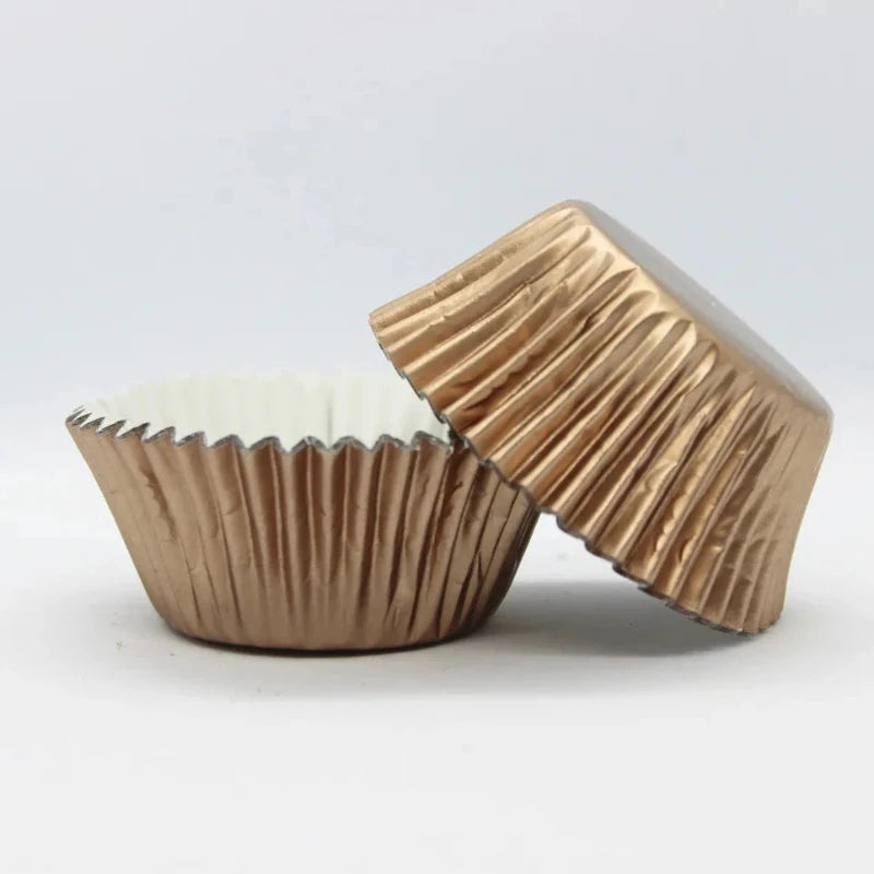 Champagne Foil Baking Cups (#700) – Baking Pleasures