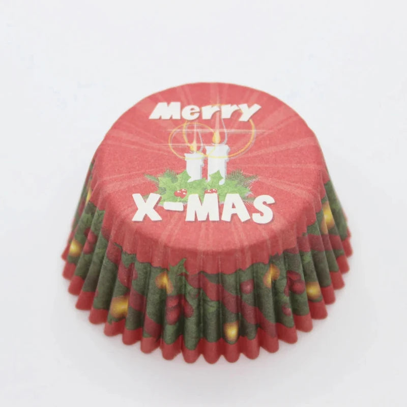 Christmas Red Baking Cups (#700) 240pcs