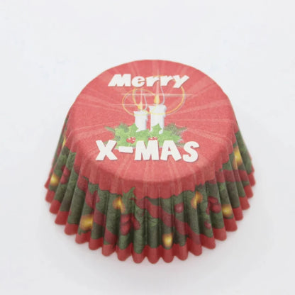 Christmas Red Baking Cups (#700) 240pcs