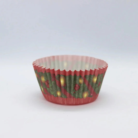 Christmas Red Mini Baking Cups (#360) 240pcs