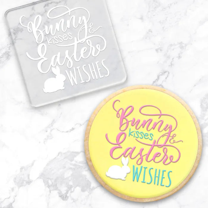Cookie Debosser Stamp Bunny Kisses & Easter Wishes