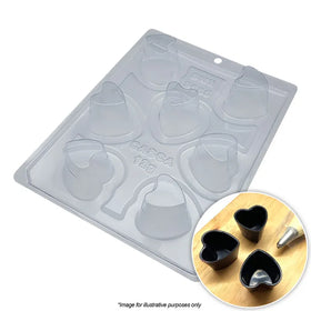 Heart Mousse Cup Chocolate Mould | 3 piece