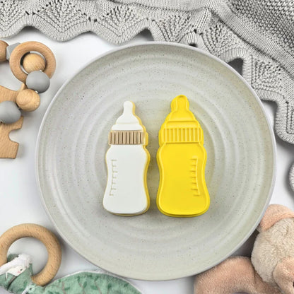 Baby Bottle Cutter & Embosser Cookie Fondant Set
