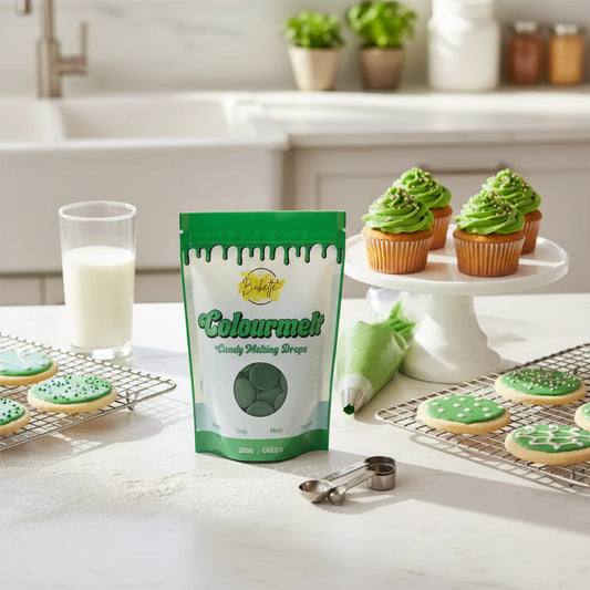 Bakette Green Colourmelts - Candy Melting Drops (250g)