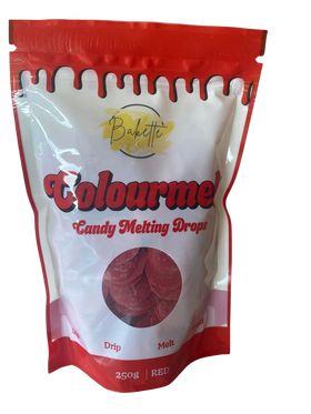 Bakette Red Colourmelts - Candy Melting Drops (250g)