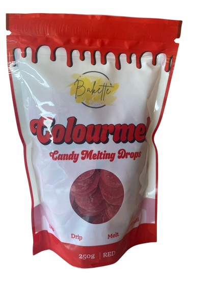 Bakette Red Colourmelts - Candy Melting Drops (250g)