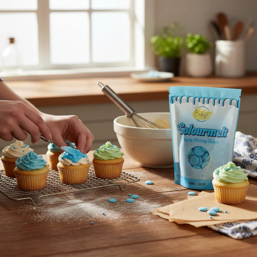 Bakette Blue Colourmelts - Candy Melting Drops (250g)