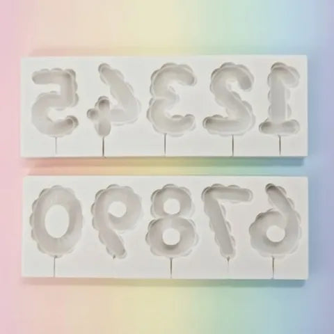 BALLOON NUMBERS | SILICONE MOULD